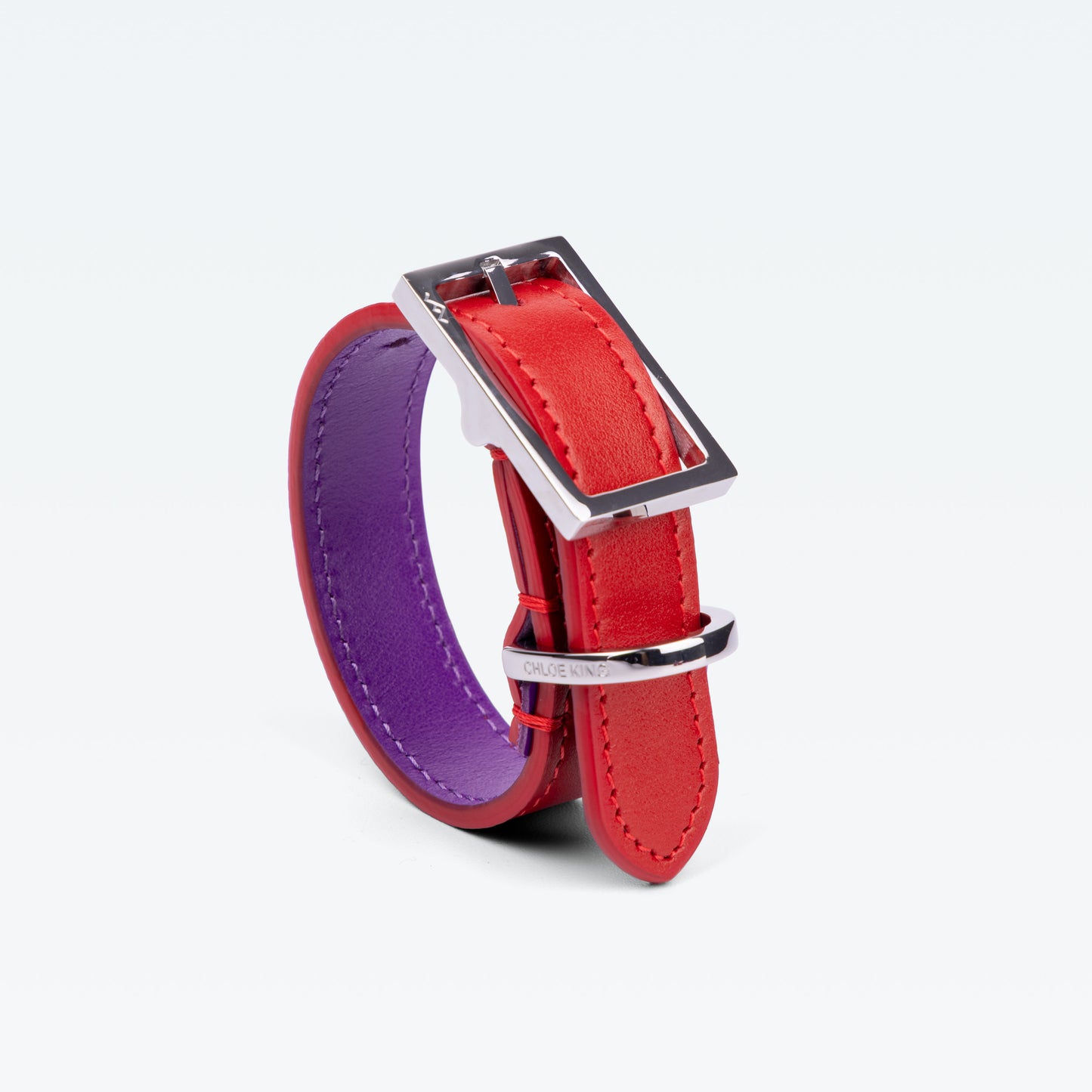Grosvenor Cuff in English Rose with palladium hardware