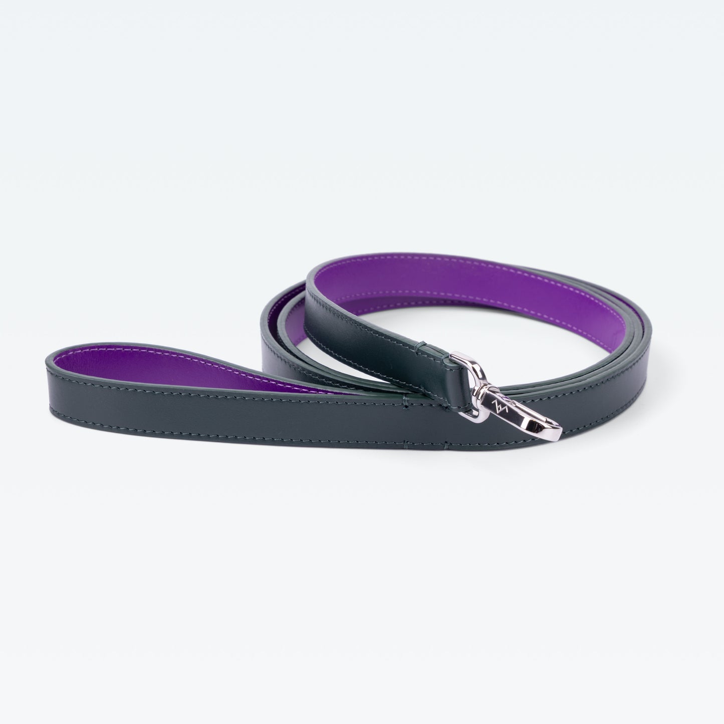 Grosvenor Loop Handle Lead in Vert Regent with palladium hardware