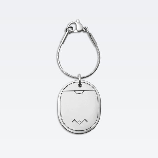 The Flight Series Cabin Window Charm in Palladium