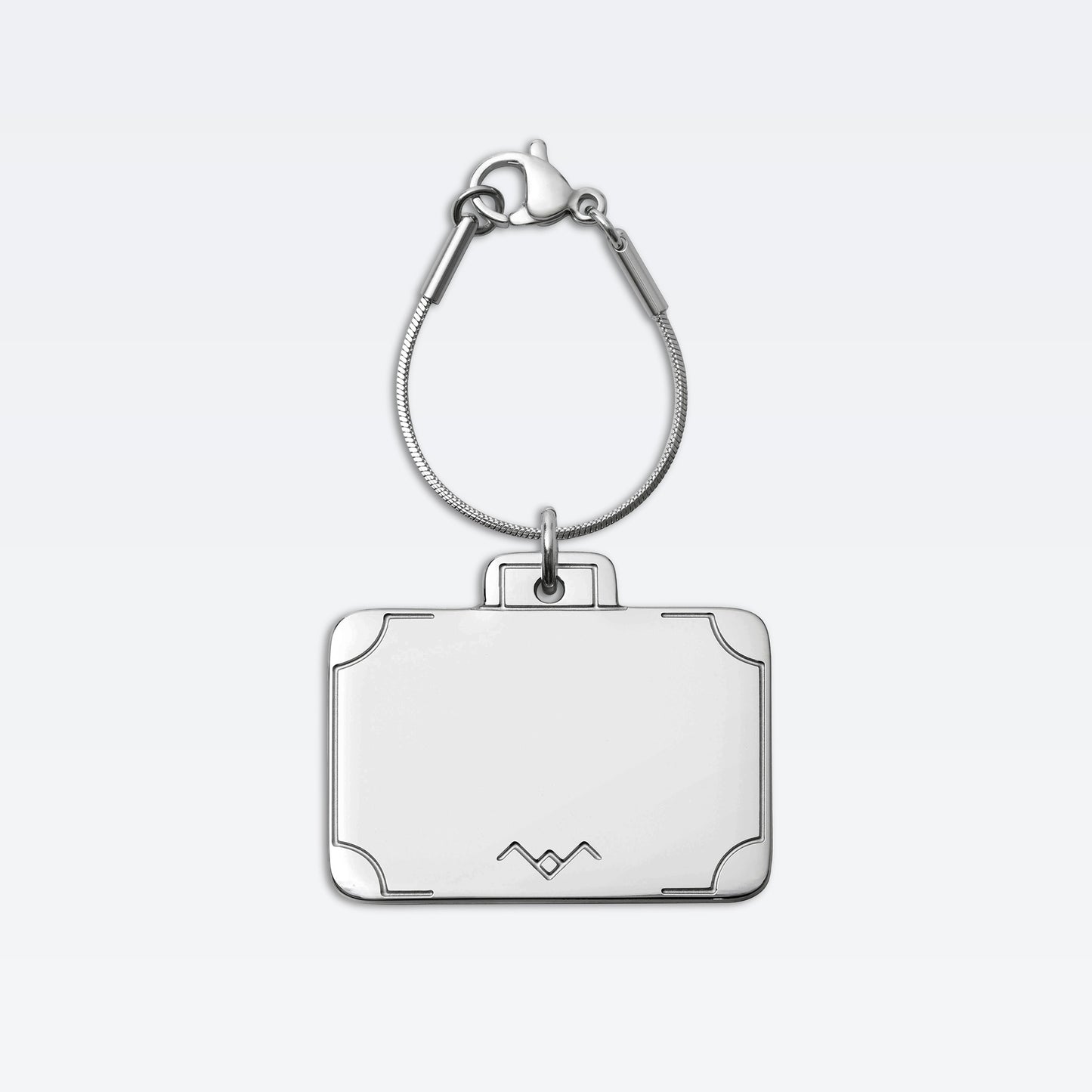 The Flight Series Valise Charm in Palladium