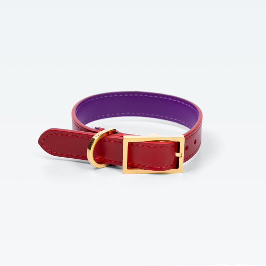 Grosvenor Collar in English Rose with gold hardware