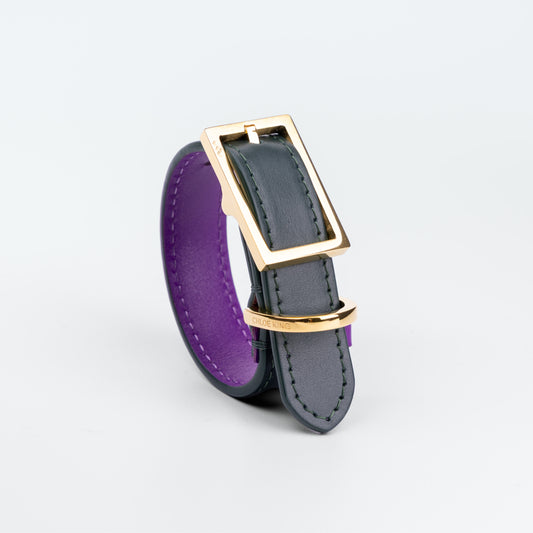 Grosvenor Cuff in Vert Regent with gold hardware
