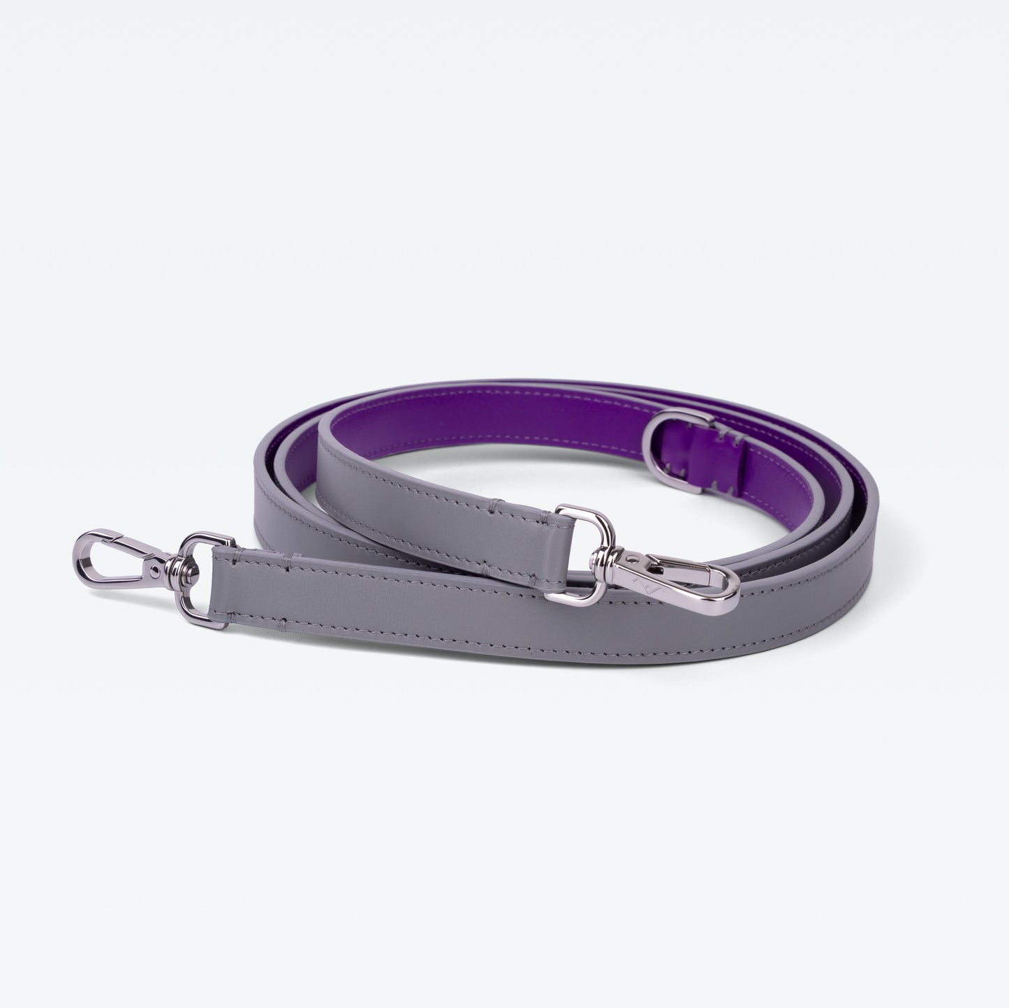 Grosvenor Link Handle Lead in Argent with palladium hardware