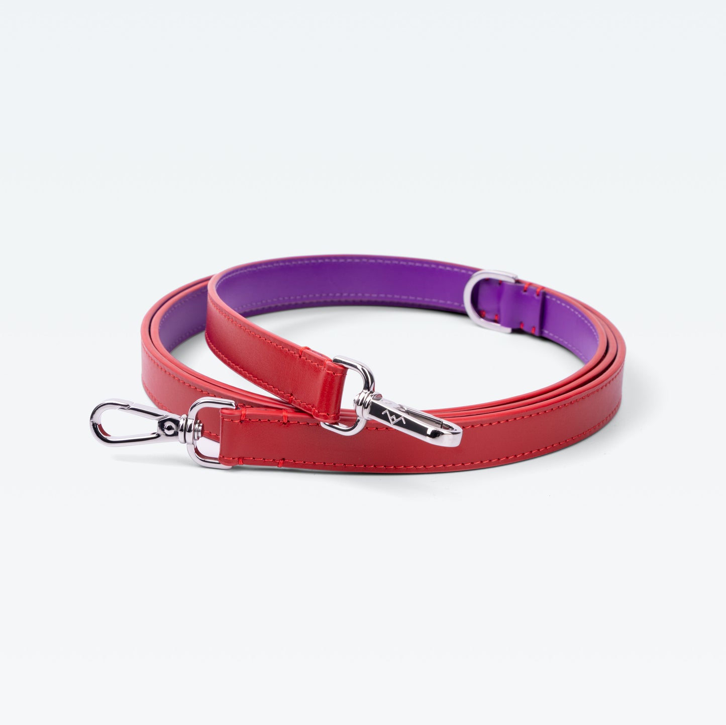 Grosvenor Link Handle Lead in English Rose with palladium hardware