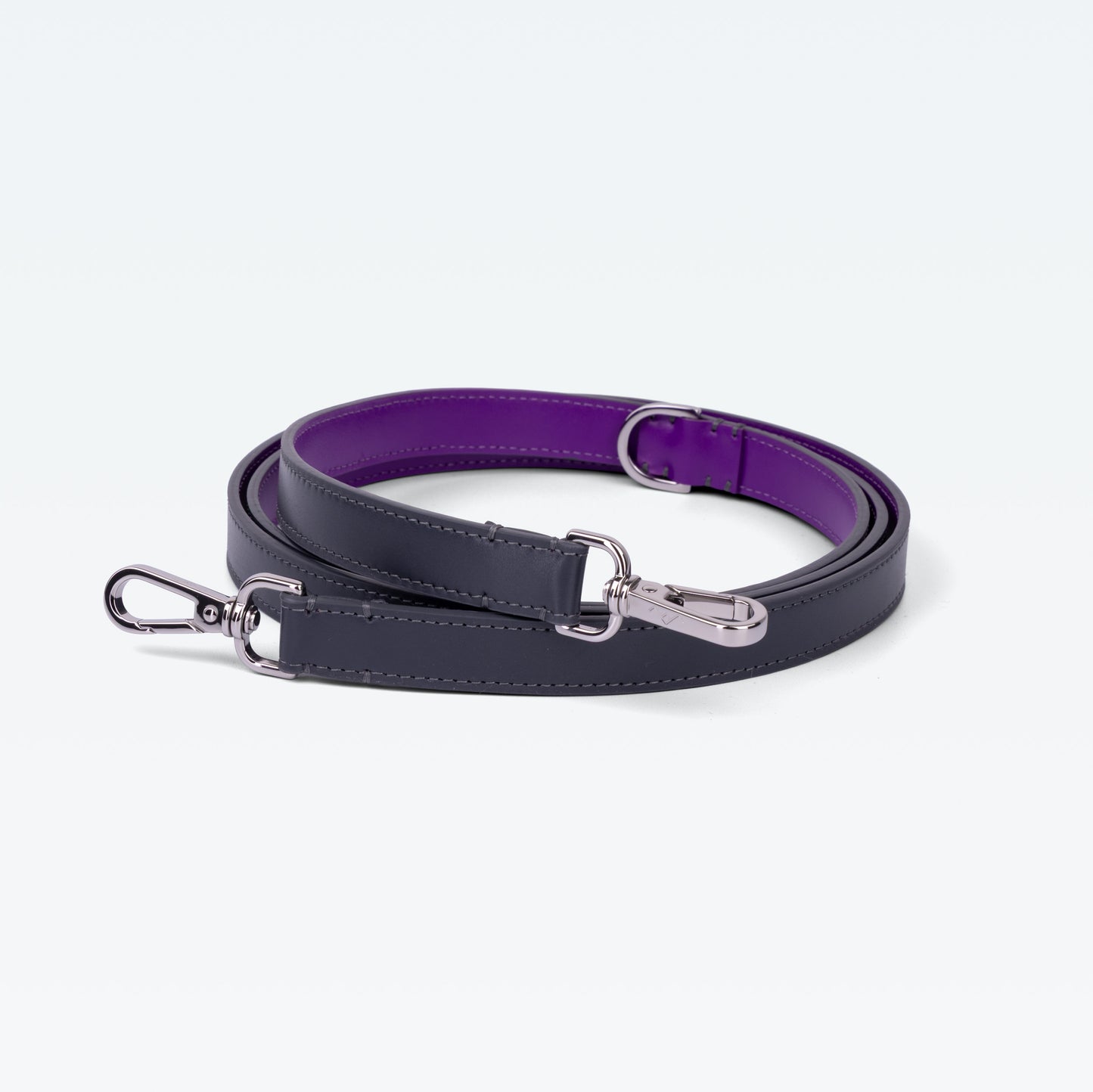 Grosvenor Link Handle Lead in Flint with palladium hardware